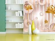 Фотошпалери Стереоскопічні квіти - 3