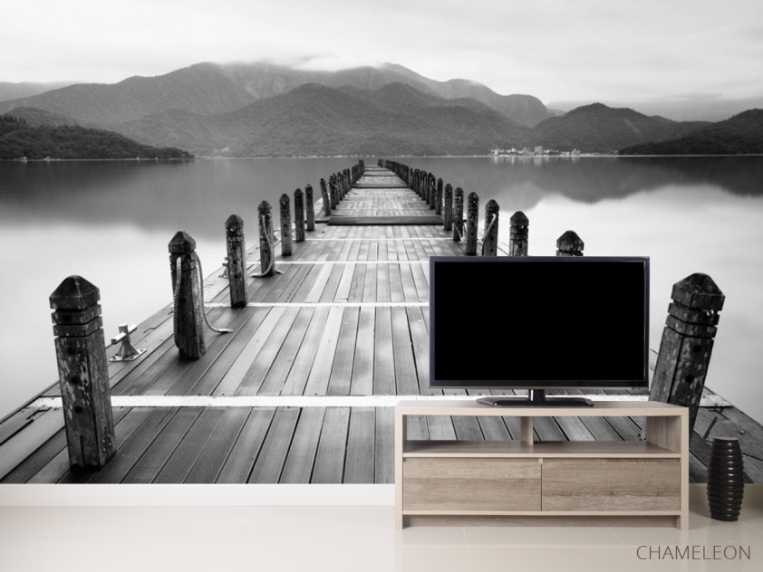 Фотообои Чб мостик расширяющий - 2