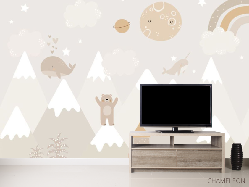 Фотообои Детский мешок бежевые оттенки - 2