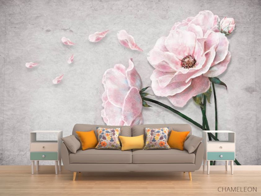 Фотообои розовые розы - 1