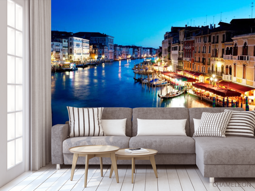 Фотообои Кафе у воды, Венеция - 3