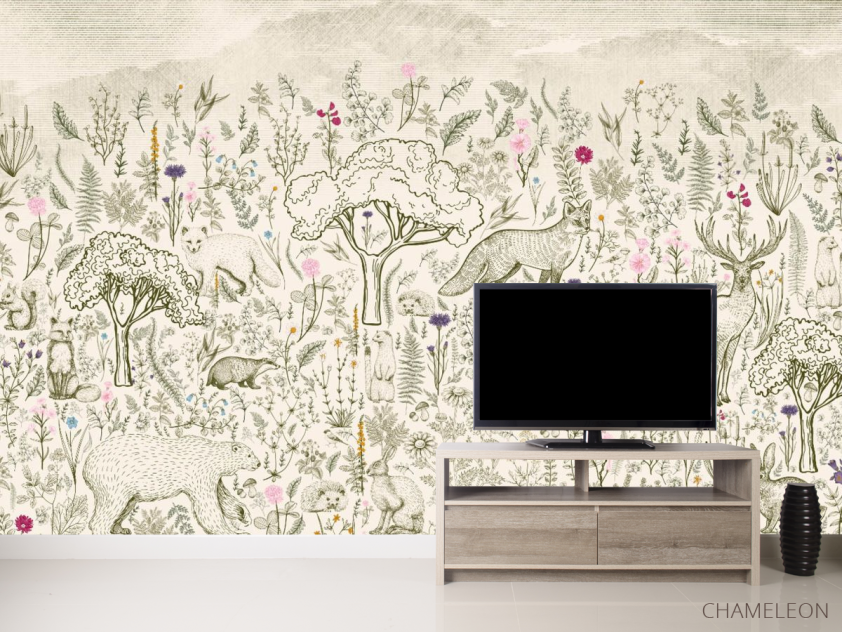 Фотообои Дизайнеские зверята - 2