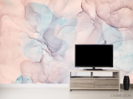 Фотообои Персиковый Fluid art - 2