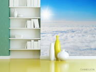 Фотошпалери сонце над хмарами - 3