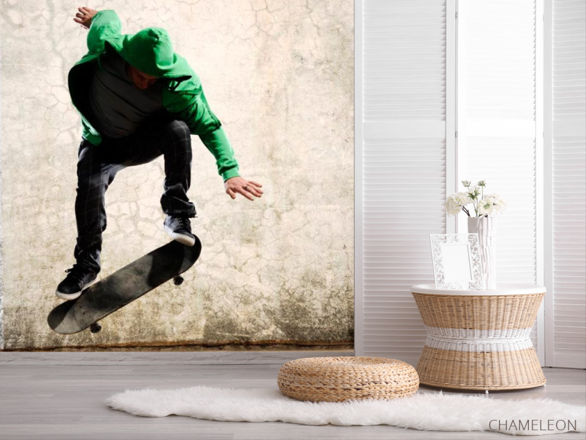 Фотошпалери Скейтбордист - 2