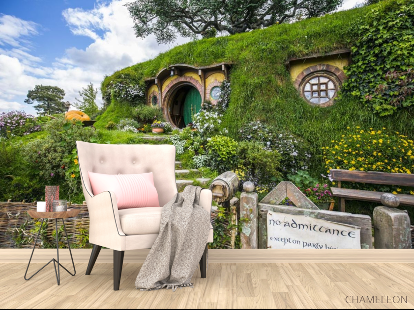 Фотообои домик в холме - 4