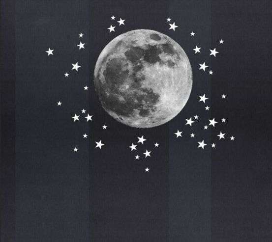 Фотообои Луна со звездами Фотообои Луна со звездами 32982