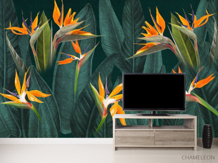 Фотообои Цветы стрелиции - 2