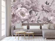 Фотообои Пудровые цветы - 3