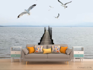 Фотообои Пирс с чайками - 1