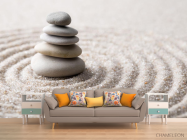 Фотообои камни на песке - 1