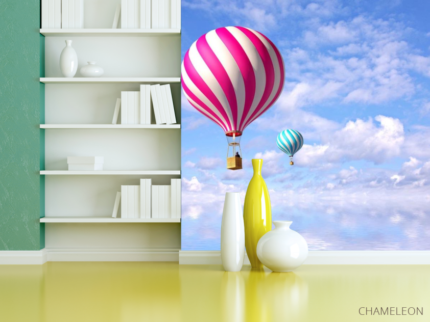 Фотошпалери Повітряні кулі в небі - 3