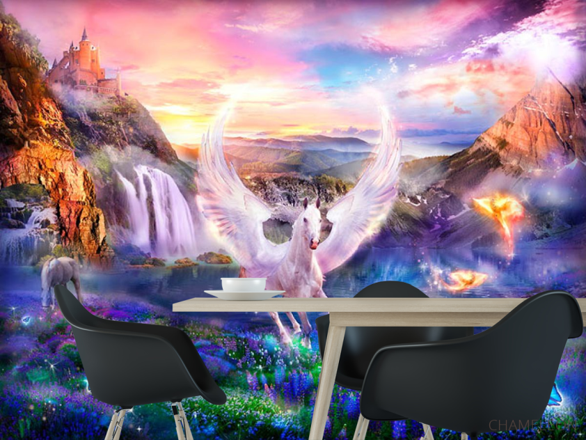 Фотошпалери Кінь біля озера - 1