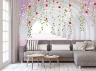 Фотообои Арка с цветами - 3