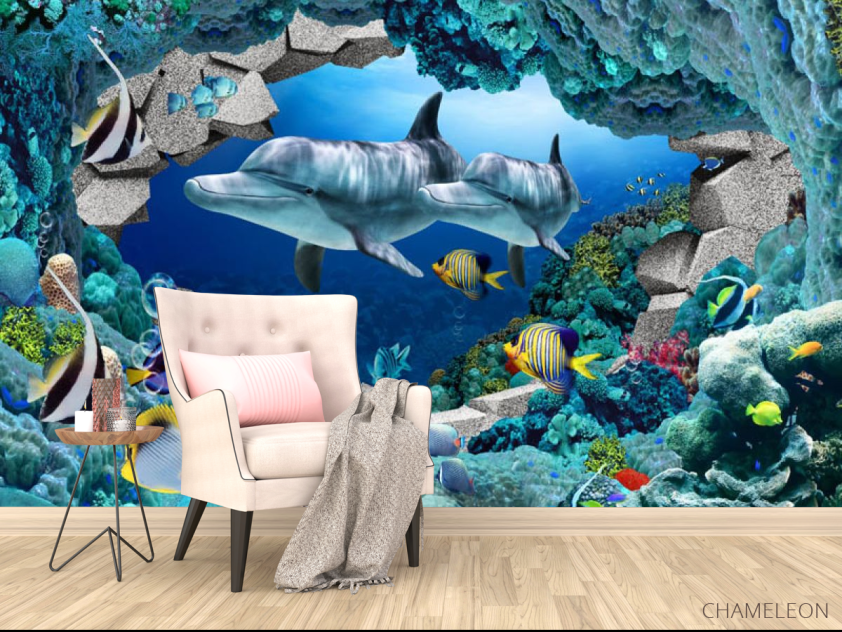 Фотообои 3d морские животные - 4