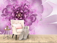 Фотообои Синеревый цветок - 4