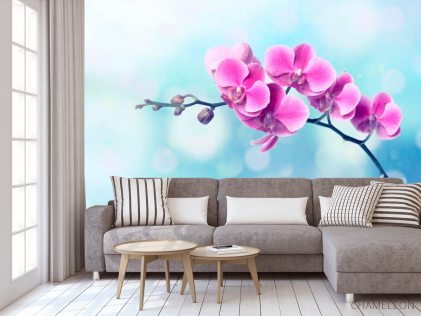 Фотообои Малиновое цветущее дерево - 3