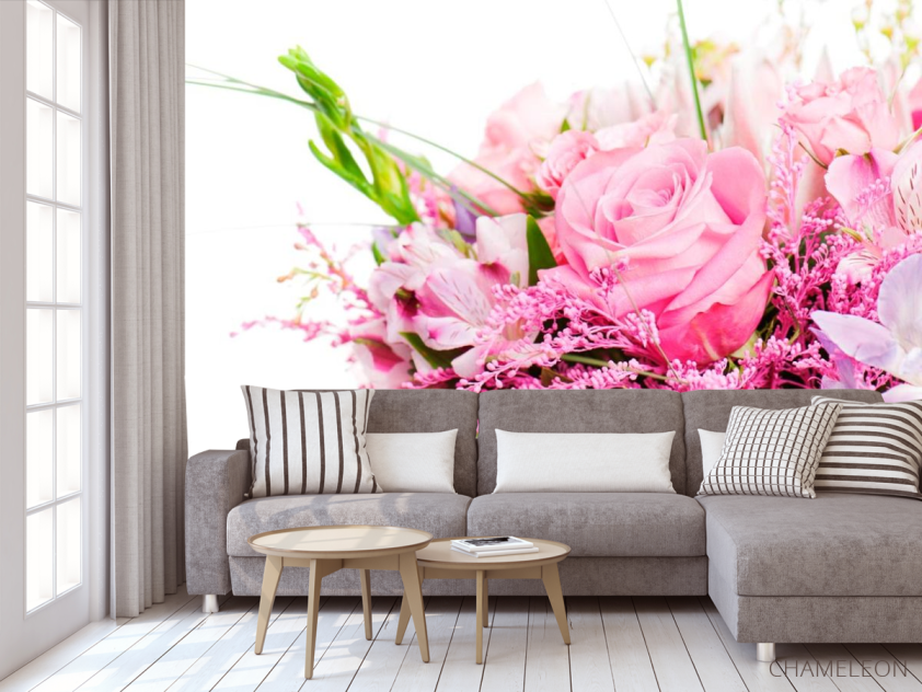 Фотообои Букет с розовыми розами - 3