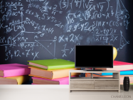 Фотообои Мелованая доска и книги - 2