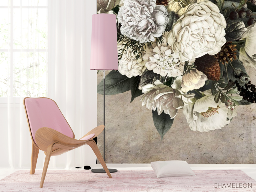 Фотошпалери квіти зі стелі - 4