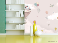 Фотошпалери зайчика на повітряних кулях - 3