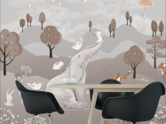 Фотошпалери Слон на галявинці - 1