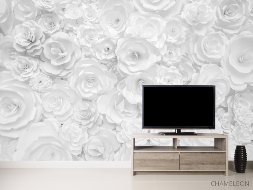 Фотообои цветы из бумаги - 2