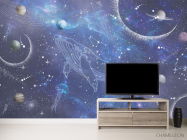 Фотообои Кит и звёдное небо - 2