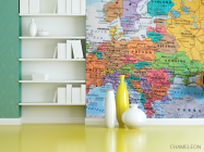 Фотошпалери Карта світу і космпас - 3