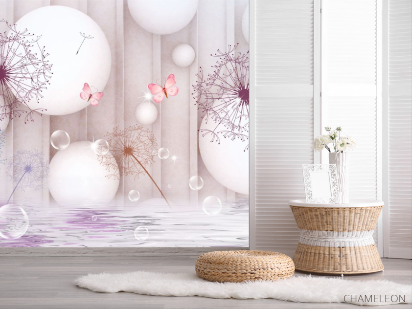 Фотошпалери кульбаби і кулі - 2