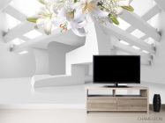 Фотообои 3d лилии - 2