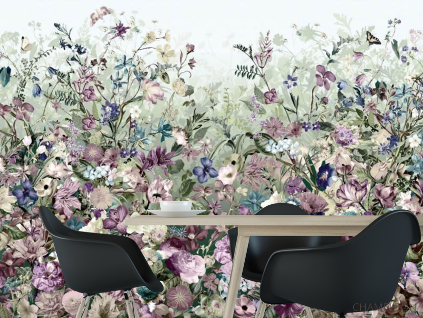 Фотошпалери Фіолетові квіти - 1