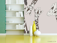 Фотошпалери дитяча жирафи - 3