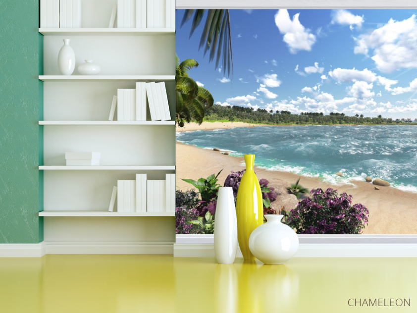 Фотошпалери Вид з вікна на море - 3