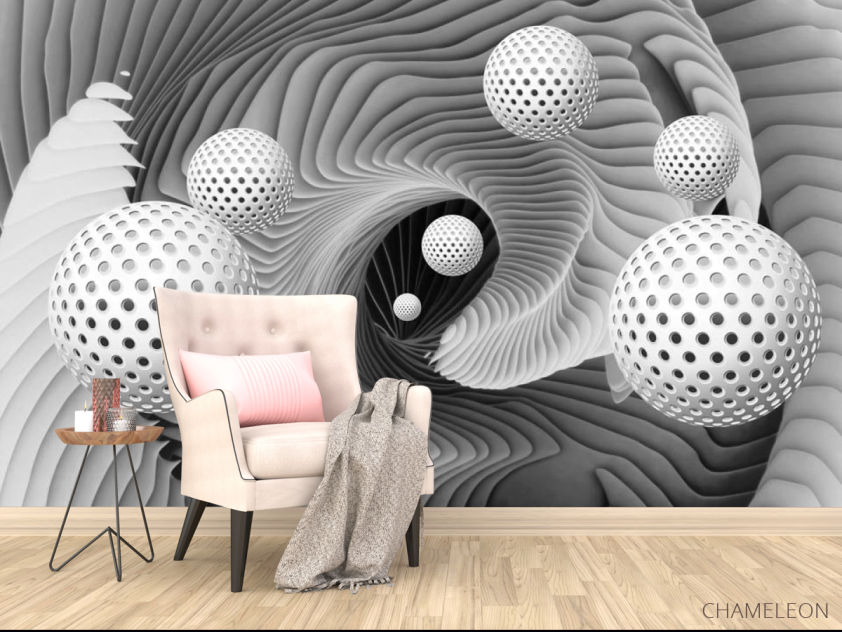 Фотообои Шары с острыми углами - 4