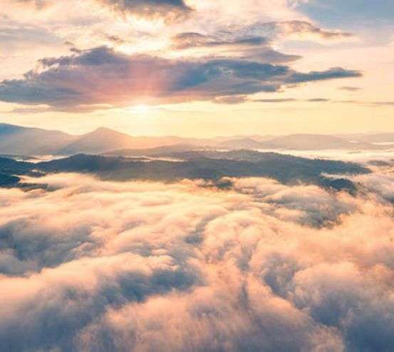 Фотообои Вид на горы сверху Фотообои Вид на горы сверху 32436