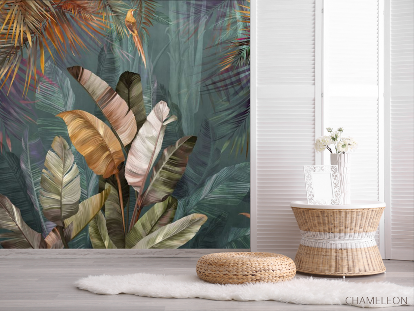 Фотошпалери тропічні листя - 2