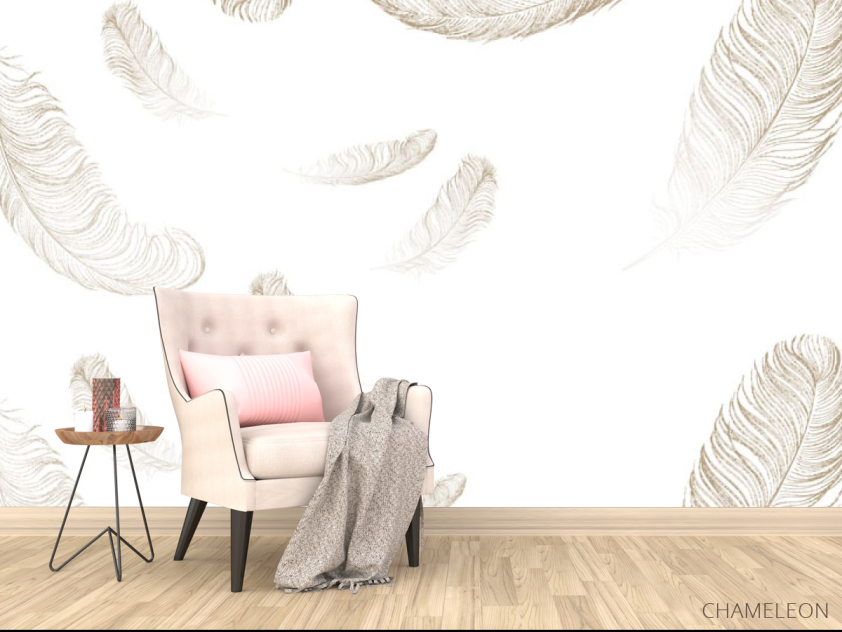 Фотообои Золотое перо - 4