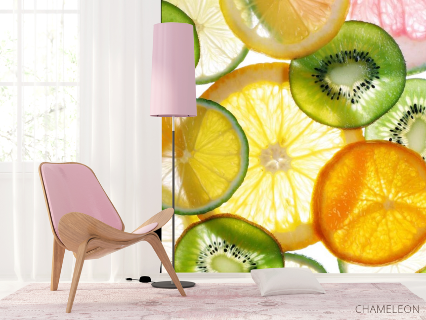 Фотошпалери Часточки фруктів - 4