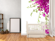 Фотообои Малиновые цветочки - 2