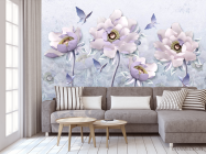 Фотообои 3д цветы - 3