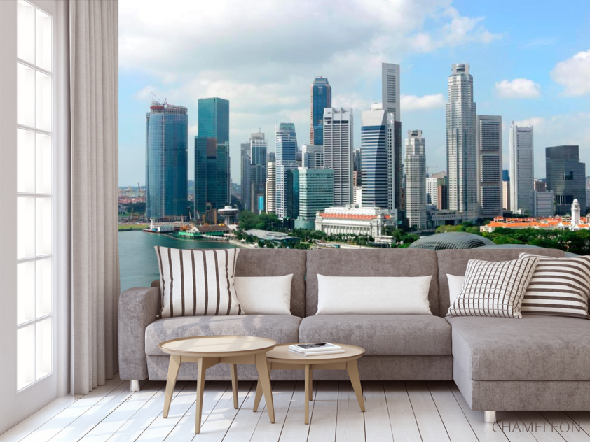 Фотообои Дома, вода - 3