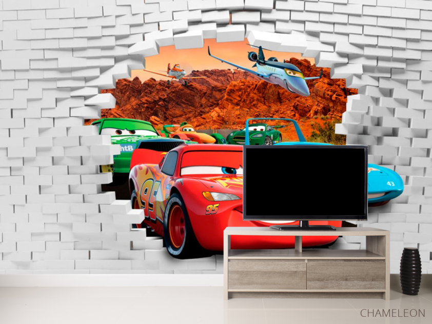 Фотообои Молния Маквин 3Д - 2