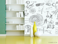 Фотошпалери Імітація шкільного зошита - 3