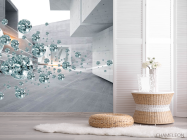 Фотошпалери 3д тунель з діамантами - 2