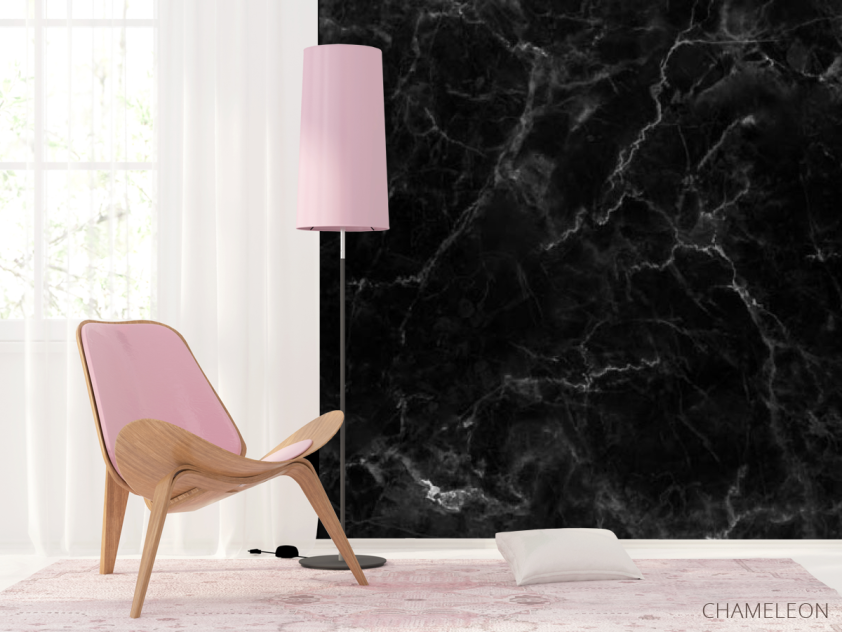 Фотошпалери чорний мармур - 4