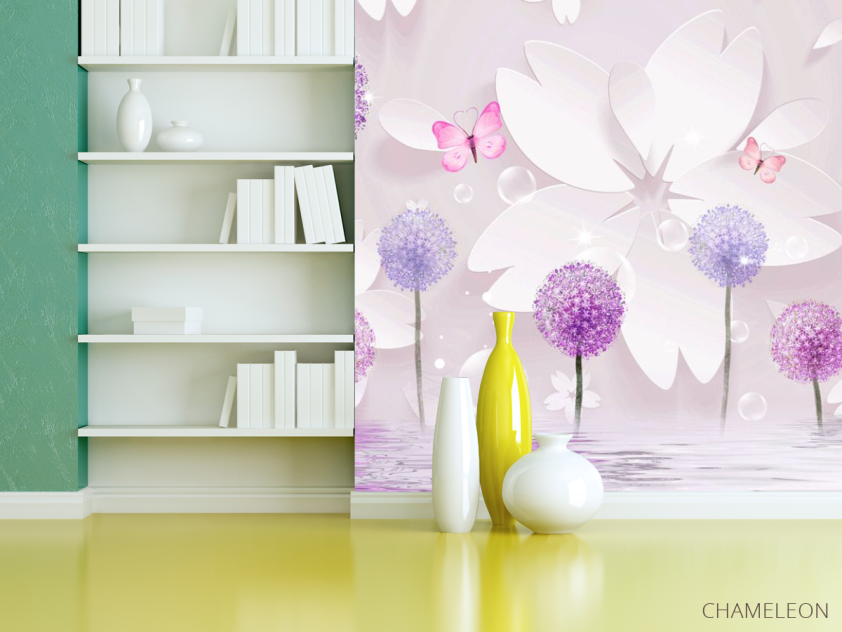 Фотошпалери Фреска ставок з павичем - 3