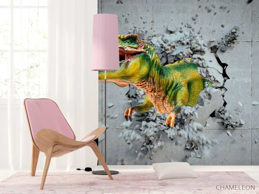 Фотошпалери Динозавр 3Д - 4