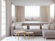 Фотообои Вид з окна на современный город - 3