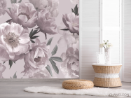 Фотошпалери пудрові квіти - 2